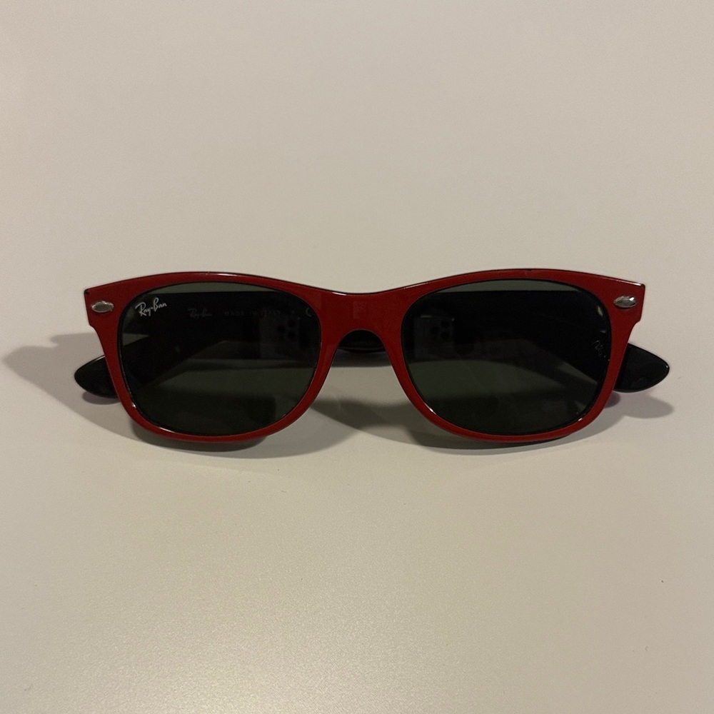 Ray-Ban Red and Black Sunglasses